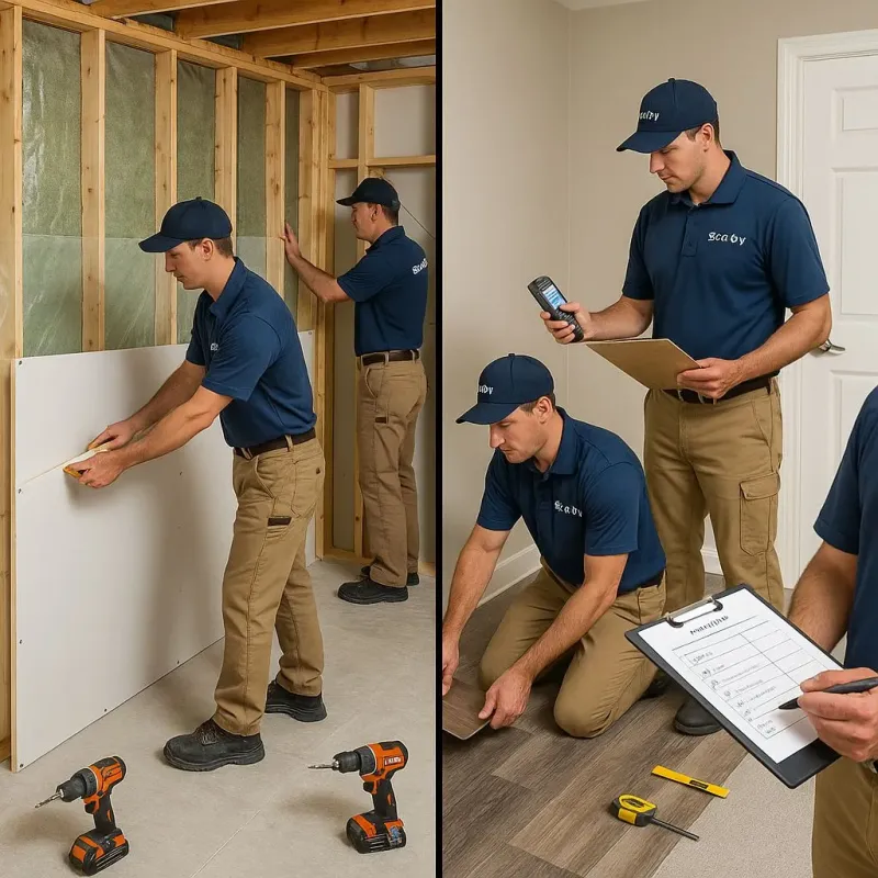 Repairs and Reconstruction process in Tewksbury, MA