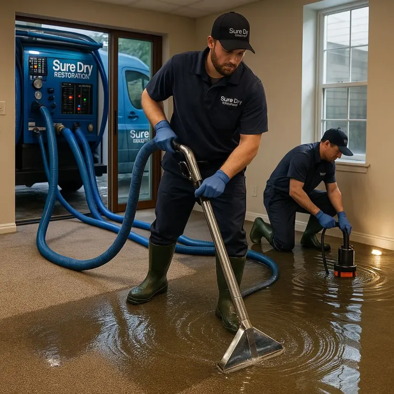 Water Extraction and Removal process in Tewksbury, MA